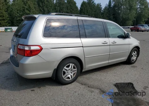 2007 Honda Odyssey z USA, uszkodzony, nr VIN 5FNRL38797B431322